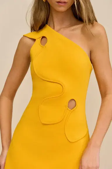 Cult Gaia Labella Dress - Marigold | Thumbnail 4