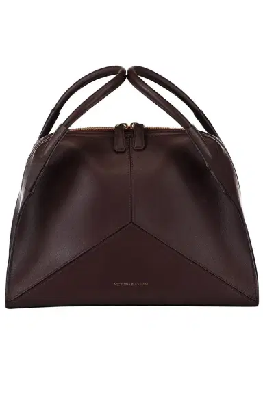 Victoria Beckham Victoria Plie Bag - Burgundy | Thumbnail 1