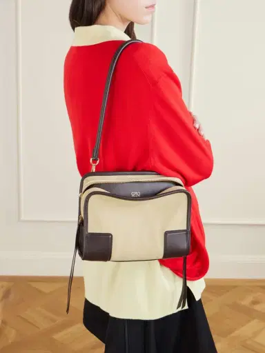 Loewe Amazona 180 Small Leather-trimmed Suede Shoulder Bag | Thumbnail 5 Loewe Amazona 180 Small Leather-trimmed Suede Shoulder Bag | Thumbnail 5