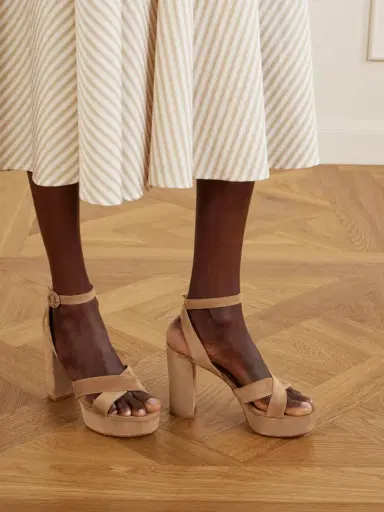 Gianvito Rossi Sabrina 70 Suede Sandals | Thumbnail 2 Gianvito Rossi Sabrina 70 Suede Sandals | Thumbnail 2