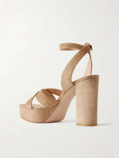 Gianvito Rossi Sabrina 70 Suede Sandals | Thumbnail 3 Gianvito Rossi Sabrina 70 Suede Sandals | Thumbnail 3
