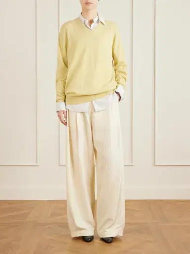 The Row Kolina Pleated Silk-faille Wide-leg Pants | Thumbnail 2 The Row Kolina Pleated Silk-faille Wide-leg Pants | Thumbnail 2