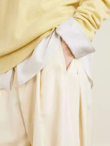 The Row Kolina Pleated Silk-faille Wide-leg Pants | Thumbnail 5 The Row Kolina Pleated Silk-faille Wide-leg Pants | Thumbnail 5