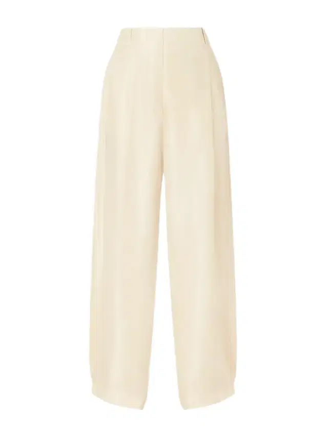 Kolina Pleated Silk-faille Wide-leg Pants
