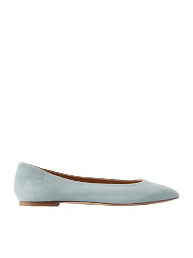 aeyde Ellie Suede Ballet Flats | Thumbnail 1