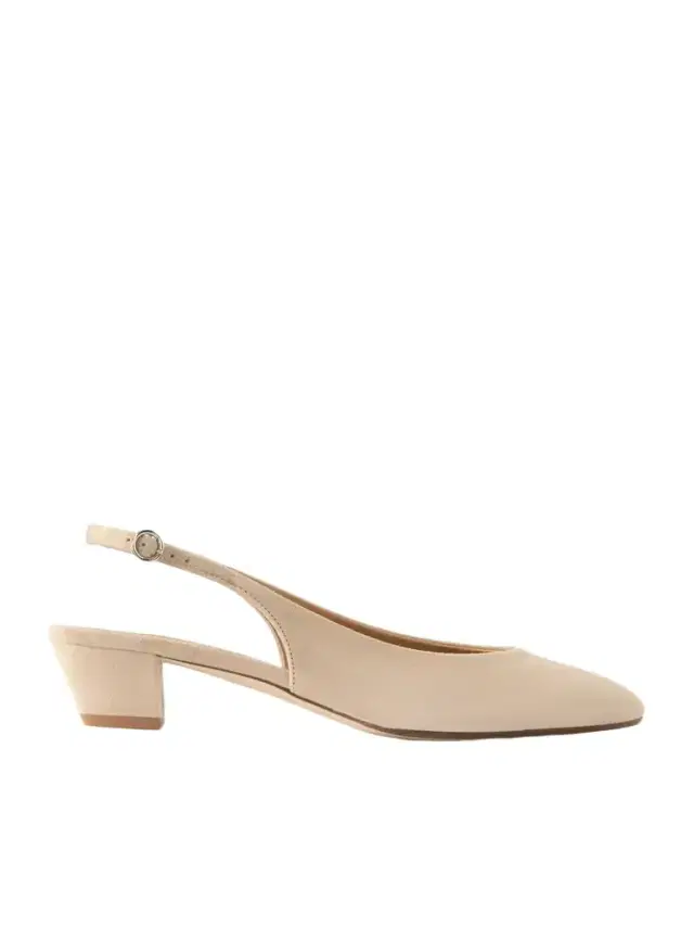 aeyde Celeste Suede Slingback Pumps