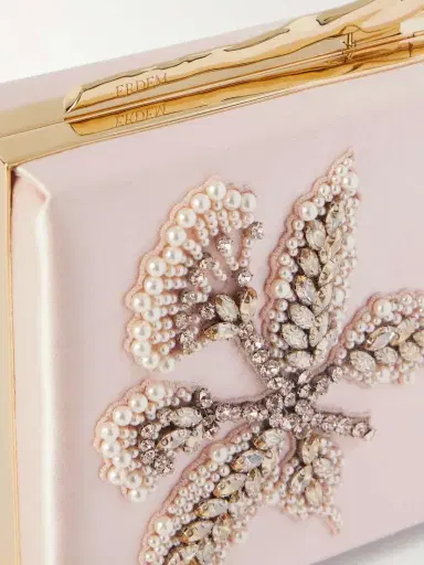 Erdem Bloom Crystal-embellished Satin Clutch | Thumbnail 6 Erdem Bloom Crystal-embellished Satin Clutch | Thumbnail 6