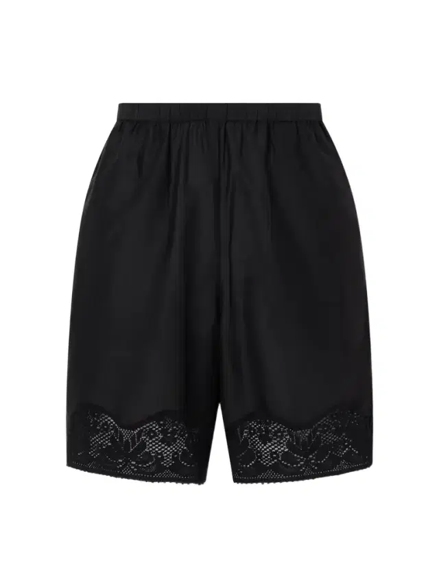 Tillie Prima Cotton And Silk Blend Straight-leg Shorts