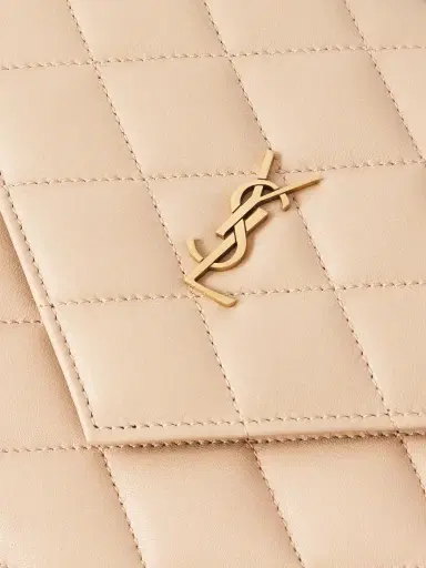 Saint Laurent Paris Matelassé Leather Pouch | Thumbnail 5