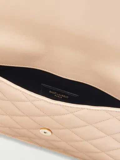 Saint Laurent Paris Matelassé Leather Pouch | Thumbnail 6