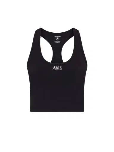 Sporty & Rich Runner Sports Tech-jersey Cropped Tank Top | Thumbnail 1 Sporty & Rich Runner Sports Tech-jersey Cropped Tank Top | Thumbnail 1
