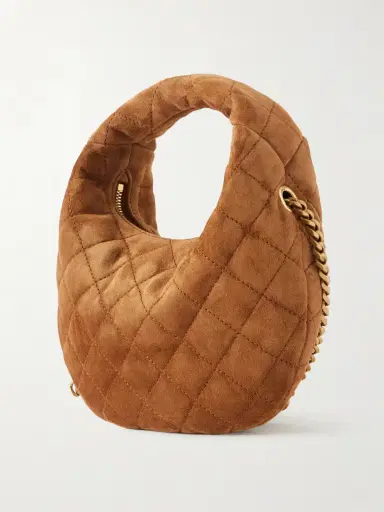 Saint Laurent Icarino Mini Matelassé Suede Shoulder Bag | Thumbnail 4 Saint Laurent Icarino Mini Matelassé Suede Shoulder Bag | Thumbnail 4