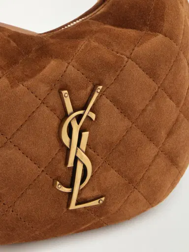 Saint Laurent Icarino Mini Matelassé Suede Shoulder Bag | Thumbnail 5 Saint Laurent Icarino Mini Matelassé Suede Shoulder Bag | Thumbnail 5