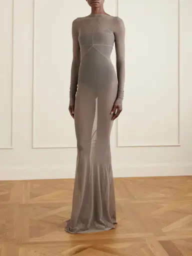 Rick Owens Temple Stretch Tulle Gown | Thumbnail 2
