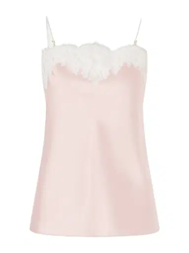 Stella McCartney Lace-trimmed Satin Camisole | Thumbnail 1 Stella McCartney Lace-trimmed Satin Camisole | Thumbnail 1
