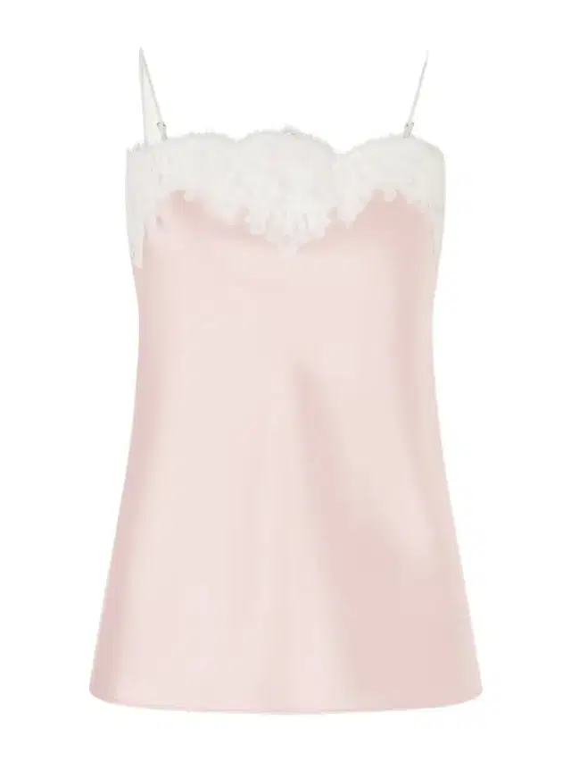 Lace-trimmed Satin Camisole