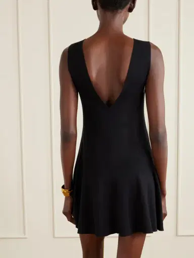 Arch4 Cotton, Silk And Cashmere Mini Dress | Thumbnail 3