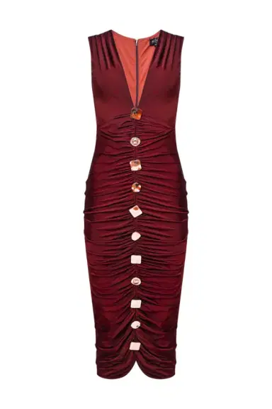 PatBo MOONLIT JERSEY MIDI DRESS | Thumbnail 1