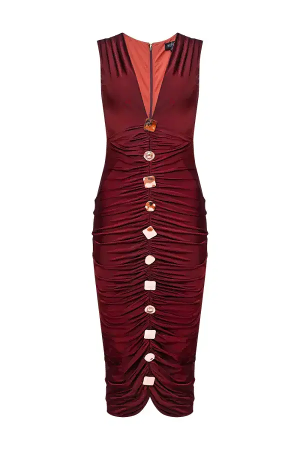MOONLIT JERSEY MIDI DRESS