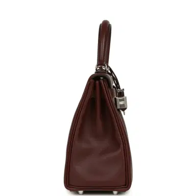 HERMÈS Hermes Kelly Retourne 25 Terre Cheri Palladium Hardware | Thumbnail 3
