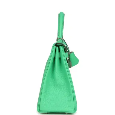 HERMÈS Hermes Kelly Retourne 25 Vert Comics Togo Palladium Hardware | Thumbnail 3