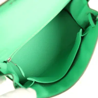 HERMÈS Hermes Kelly Retourne 25 Vert Comics Togo Palladium Hardware | Thumbnail 8