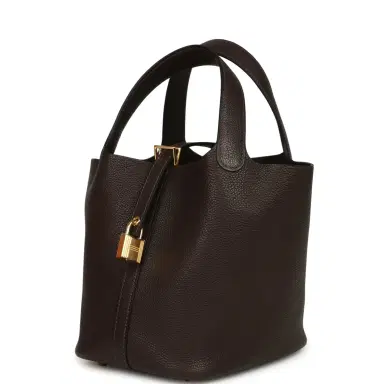 HERMÈS Hermes Picotin Lock 18 Ebene Barenia Faubourg Gold Hardware | Thumbnail 4 HERMÈS Hermes Picotin Lock 18 Ebene Barenia Faubourg Gold Hardware | Thumbnail 4