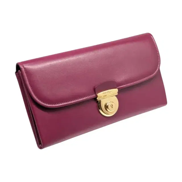 Salvatore Ferragamo Salvatore Ferragamo Anemone Magenta Leather Crossbody Bag by The Solist
