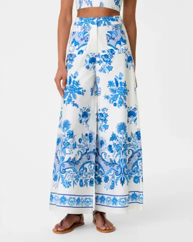 Emporio Sirenuse Adele Trousers in Chintz Print | Thumbnail 2 Emporio Sirenuse Adele Trousers in Chintz Print | Thumbnail 2