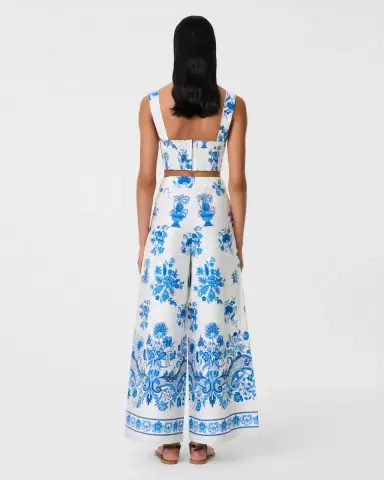 Emporio Sirenuse Adele Trousers in Chintz Print | Thumbnail 3 Emporio Sirenuse Adele Trousers in Chintz Print | Thumbnail 3