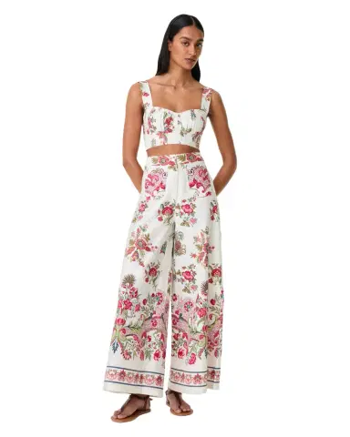 Emporio Sirenuse Adele Trousers in Chintz Print | Thumbnail 1