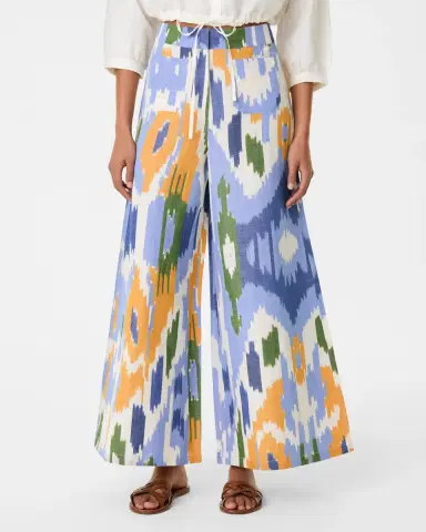 Emporio Sirenuse Adele Trousers in Watercolor Ikat | Thumbnail 2 Emporio Sirenuse Adele Trousers in Watercolor Ikat | Thumbnail 2