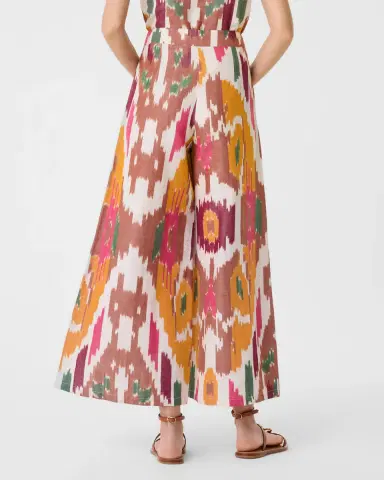 Emporio Sirenuse Adele Trousers in Watercolor Ikat | Thumbnail 7 Emporio Sirenuse Adele Trousers in Watercolor Ikat | Thumbnail 7