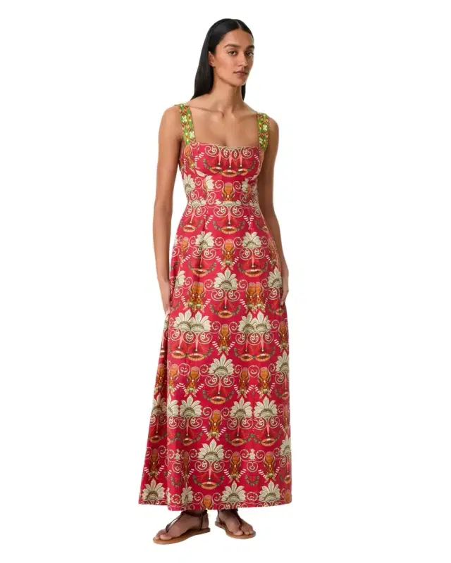 Azzurra Dress in River Valley Print