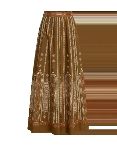 Emporio Sirenuse Camille Skirt with Lace Embroidery | Thumbnail 6 Emporio Sirenuse Camille Skirt with Lace Embroidery | Thumbnail 6