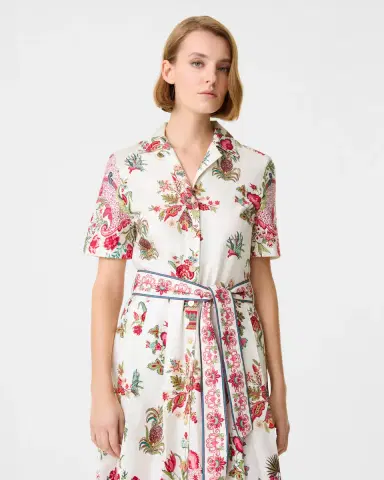 Emporio Sirenuse Claudia Dress in Chintz Print | Thumbnail 3