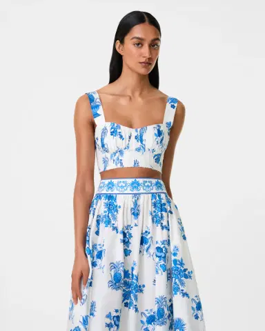 Emporio Sirenuse Dalia Top in Chintz Print | Thumbnail 1 Emporio Sirenuse Dalia Top in Chintz Print | Thumbnail 1