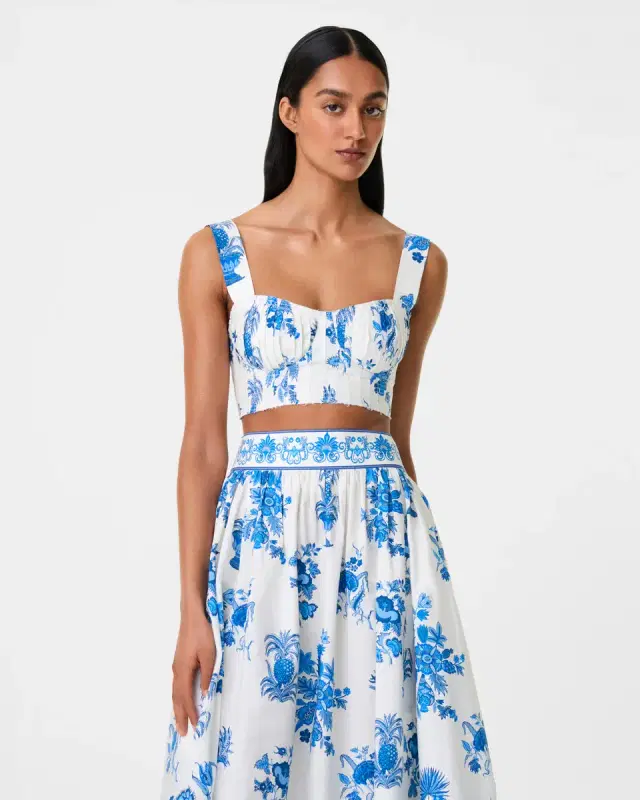 Emporio Sirenuse Dalia Top in Chintz Print