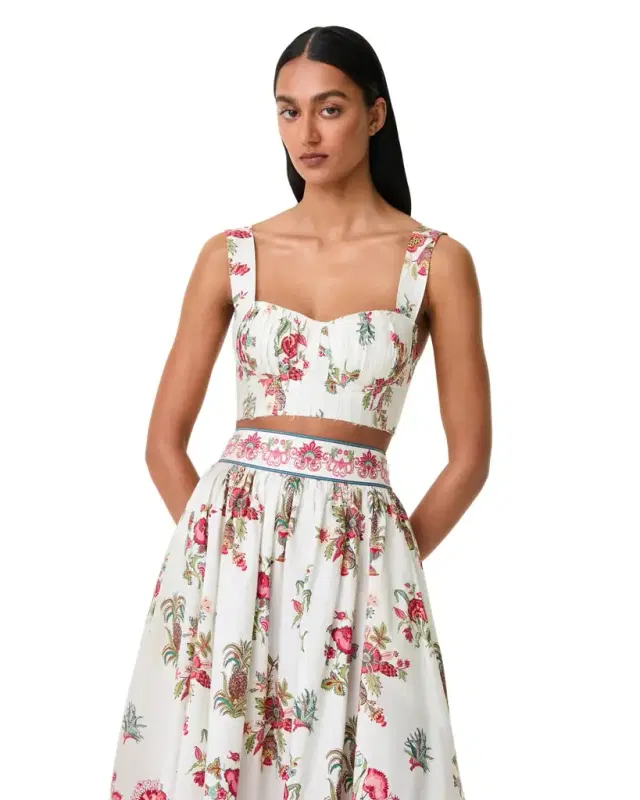 Dalia Top in Chintz Print