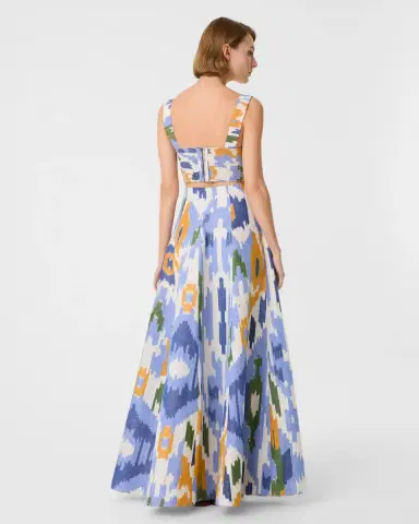 Emporio Sirenuse Dalia Top in Watercolor Ikat | Thumbnail 4 Emporio Sirenuse Dalia Top in Watercolor Ikat | Thumbnail 4