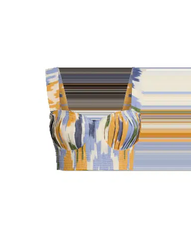 Emporio Sirenuse Dalia Top in Watercolor Ikat | Thumbnail 6 Emporio Sirenuse Dalia Top in Watercolor Ikat | Thumbnail 6
