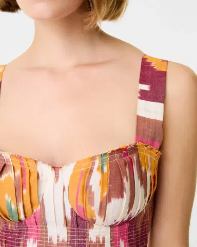 Emporio Sirenuse Dalia Top in Watercolor Ikat | Thumbnail 2