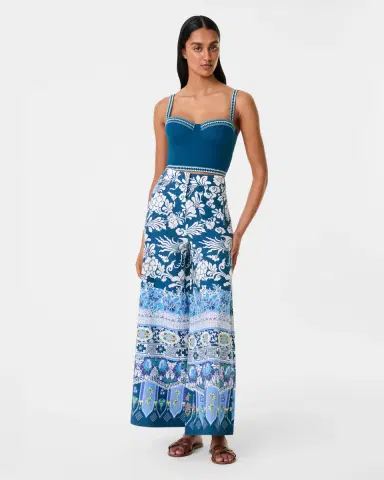 Emporio Sirenuse Elettra Top with Ballerina Embroidery | Thumbnail 7 Emporio Sirenuse Elettra Top with Ballerina Embroidery | Thumbnail 7