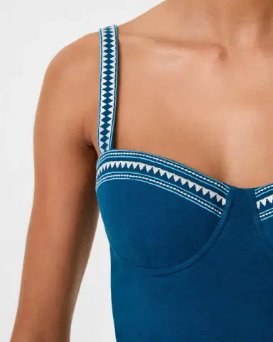 Emporio Sirenuse Elettra Top with Ballerina Embroidery | Thumbnail 8 Emporio Sirenuse Elettra Top with Ballerina Embroidery | Thumbnail 8