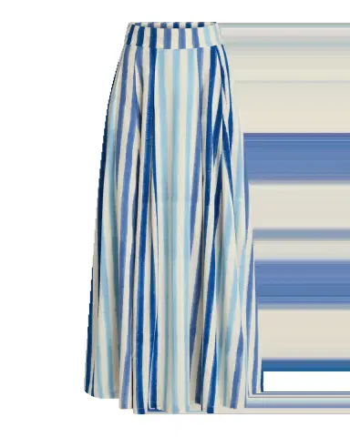 Emporio Sirenuse Flaminia Skirt in Ikat Stripes | Thumbnail 5 Emporio Sirenuse Flaminia Skirt in Ikat Stripes | Thumbnail 5