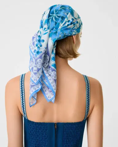 Emporio Sirenuse Foulard in Eastern Dream Print | Thumbnail 3