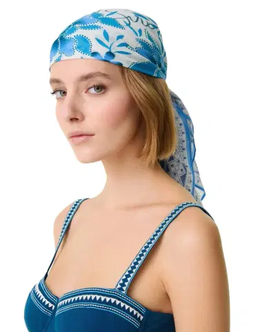 Emporio Sirenuse Foulard in Eastern Dream Print | Thumbnail 1