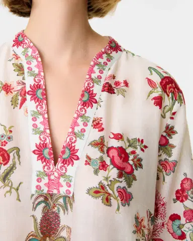 Emporio Sirenuse Giada Caftan in Chintz Print | Thumbnail 7 Emporio Sirenuse Giada Caftan in Chintz Print | Thumbnail 7