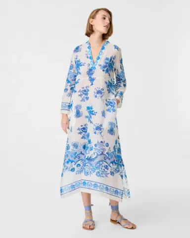 Emporio Sirenuse Giada Caftan in Chintz Print | Thumbnail 7 Emporio Sirenuse Giada Caftan in Chintz Print | Thumbnail 7