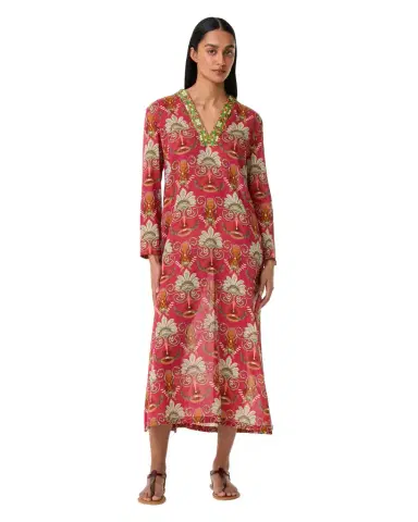 Emporio Sirenuse Giada Caftan in River Valley Print | Thumbnail 1